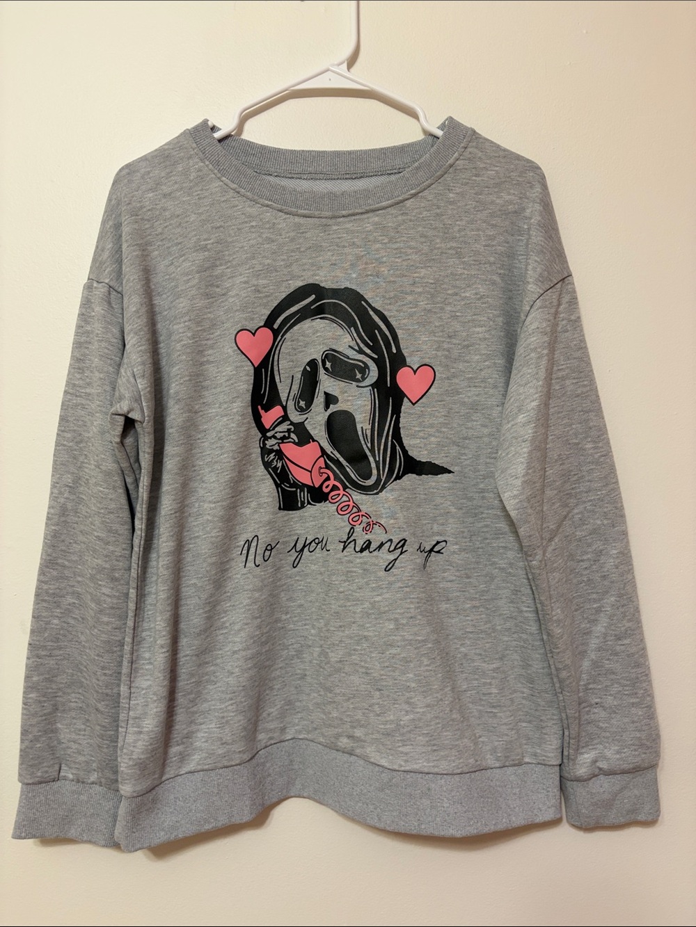 Scream “No You Hang Up” Graphic Crewneck Sweatshirt